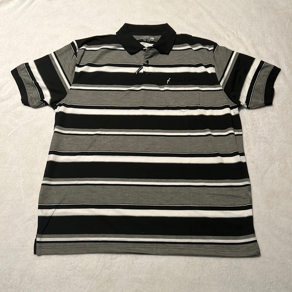 Men’s Vertical Sports Polo